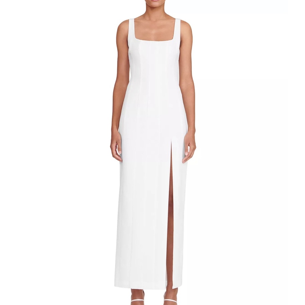 STAUD Portrait Sleeveless Seamed Gown - Worn once for my rehearsal dinner